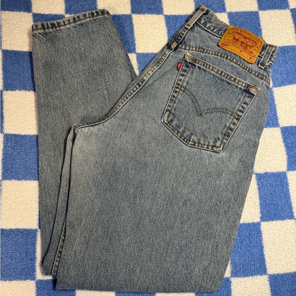 Vintage Levis 550 Jean Women's Size 14 Reg M Relaxed Fit Tapered Leg 90s